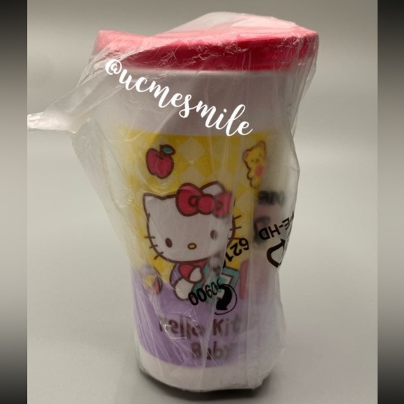 Tupperware Sanrio Baby Hello Kitty Sippy Cup/ Plate Set - Picture 4 of 7